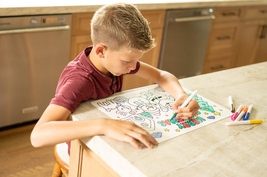 Christmas Silicone Coloring Mat
