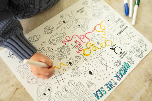 Under the Sea Silicone Coloring Mat