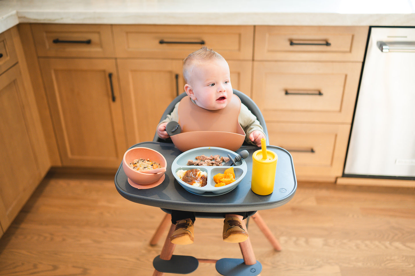 Clay Silicone Baby Bib