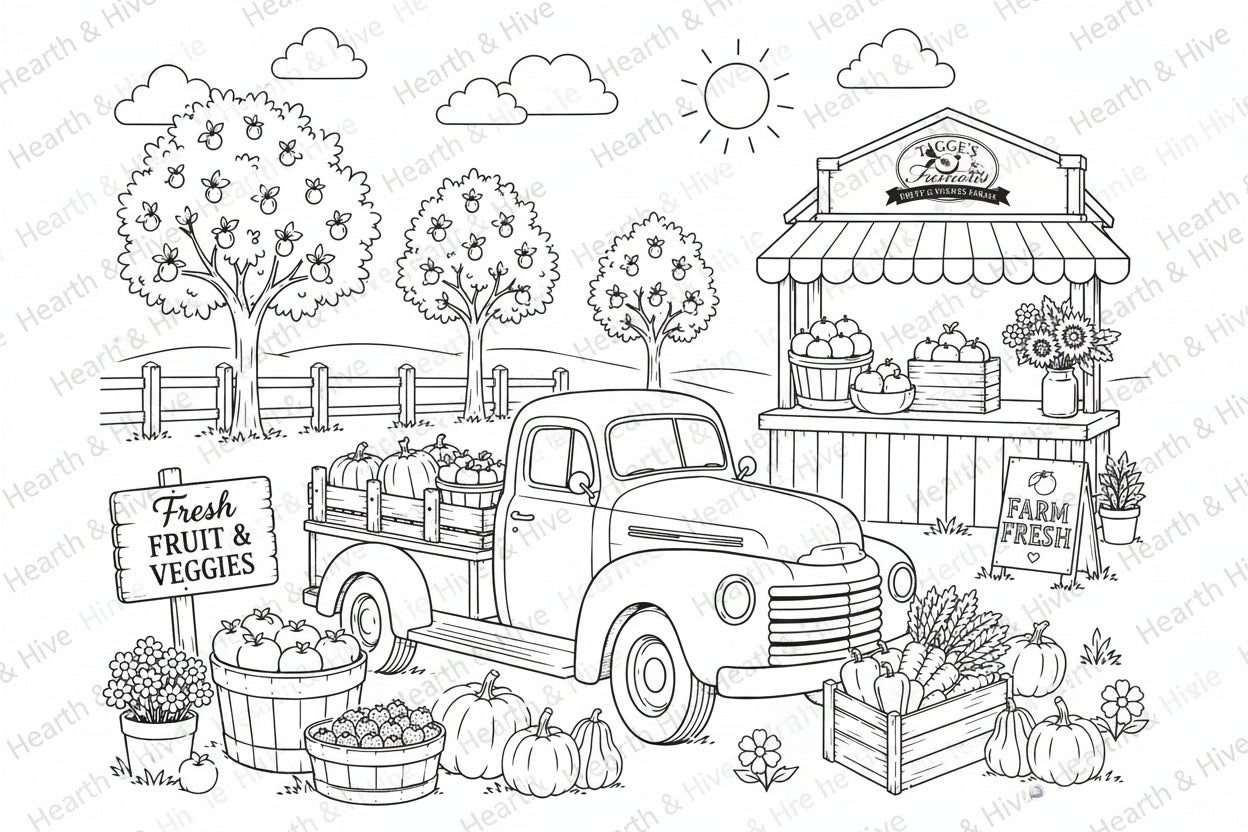 On the Farm Silicone Coloring Mat