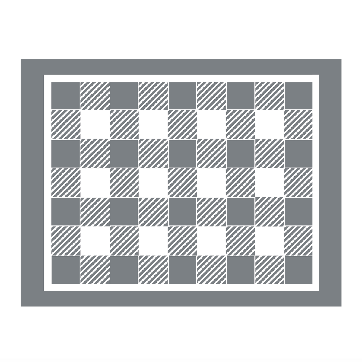 Buffalo Check - Mesh Stencil 8.5 x 11