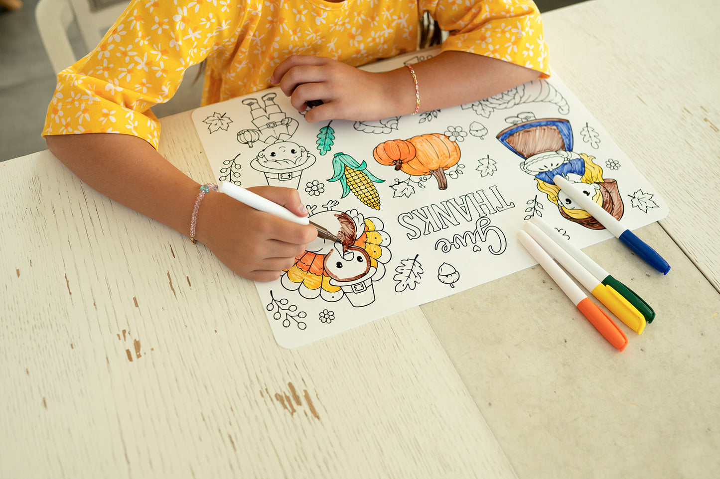 Thanksgiving Silicone Coloring Mat