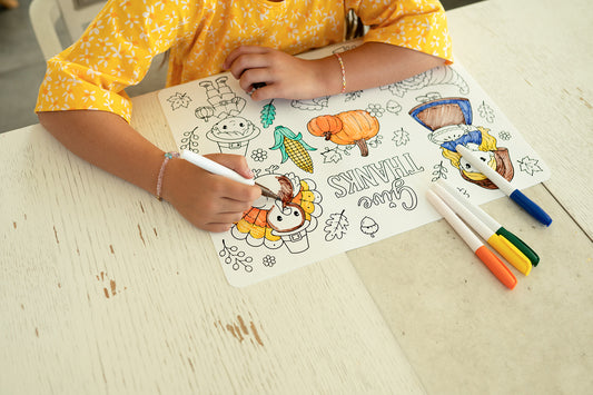 Thanksgiving Silicone Coloring Mat