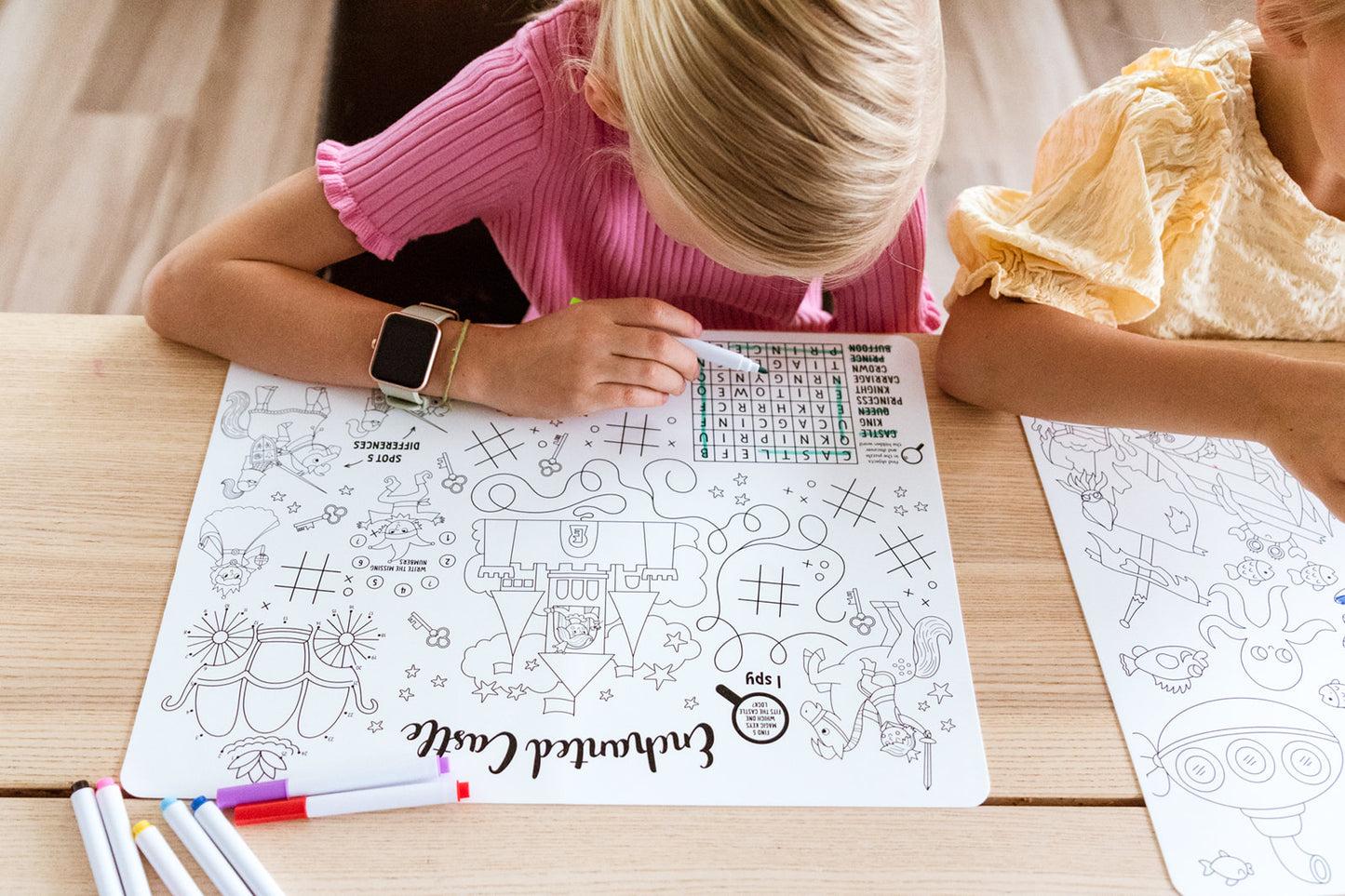 Castle Silicone Coloring Mat