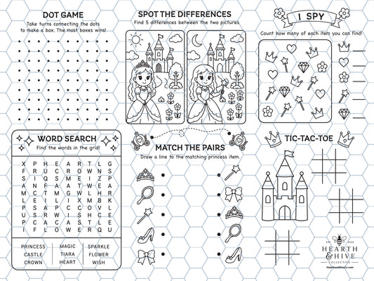 Ever After Reusable Coloring Mat