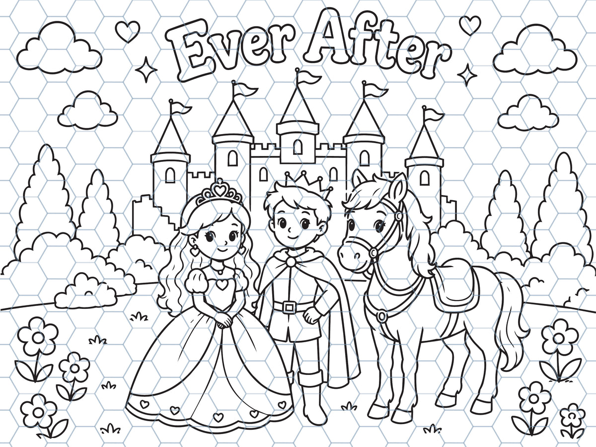 Ever After Reusable Coloring Mat
