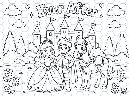 Ever After Reusable Coloring Mat