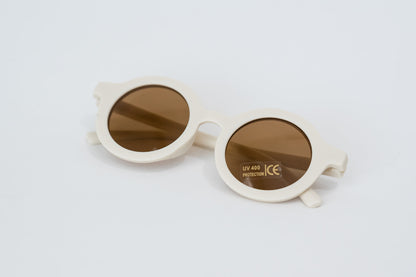 Toddler & Kid Retro Sunglasses - White