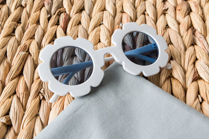 Toddler & Kid Daisy Sunglasses - White